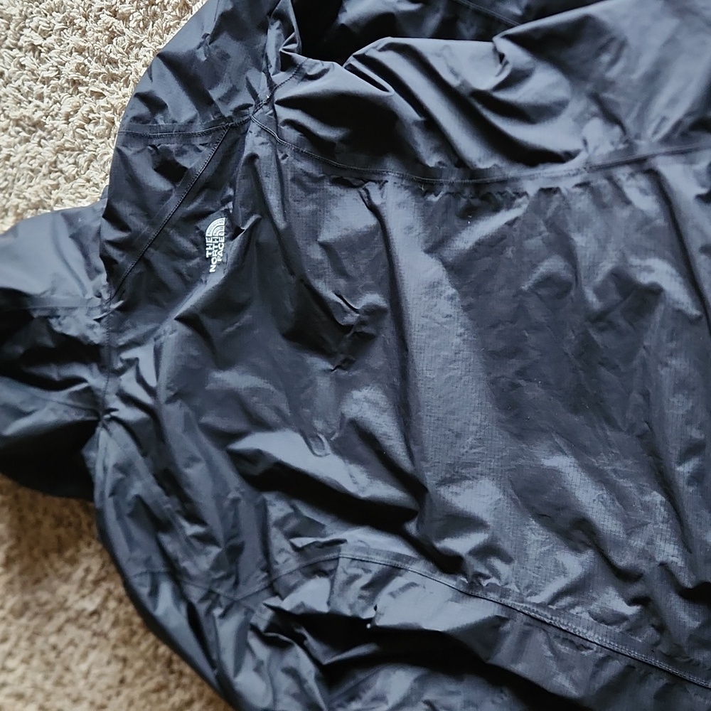 The North Face Black Hooded Windbreaker DryVent Jacket Size Small - Picture 6 of 13